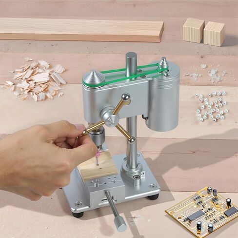 Mini Benchtop Drill Press, Precision Drill Press with Variable Speed Control, 360° Rotation CNC & JT0 Chuck for Metal & Wood, Jewelry, DIY Crafts, Watch, Lab in Kuwait