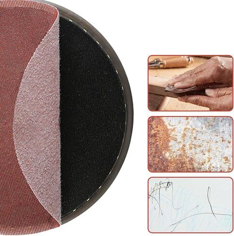 9in Drywall Pole Sander, Radial Sander with 81 Inch Extension Pole, 25 Sandpapers, Round Circular Hand Sanding Tool for Painting Projects 80 100 120 180 240 Grit in Kuwait