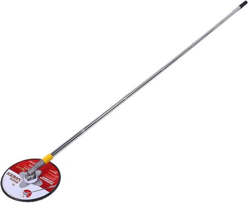 9in Drywall Pole Sander, Radial Sander with 81 Inch Extension Pole, 25 Sandpapers, Round Circular Hand Sanding Tool for Painting Projects 80 100 120 180 240 Grit in Kuwait