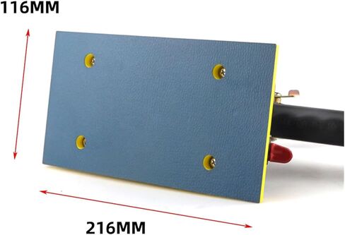 116 * 216mm Pneumatic Air Rectangular Sander with Silencing Smooth Chassis Adjustable Speed Grinder Polisher Multiple Applications in Kuwait