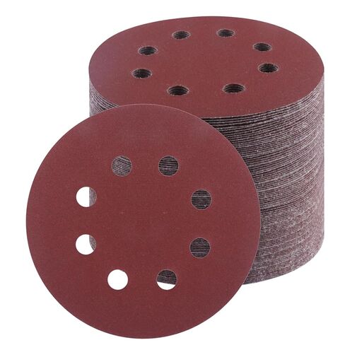 100 PCS 5 Inch Sanding Discs 60Grit, Round Hook and Loop Sandpaper for Random Orbital Sander in Saudi Arabia
