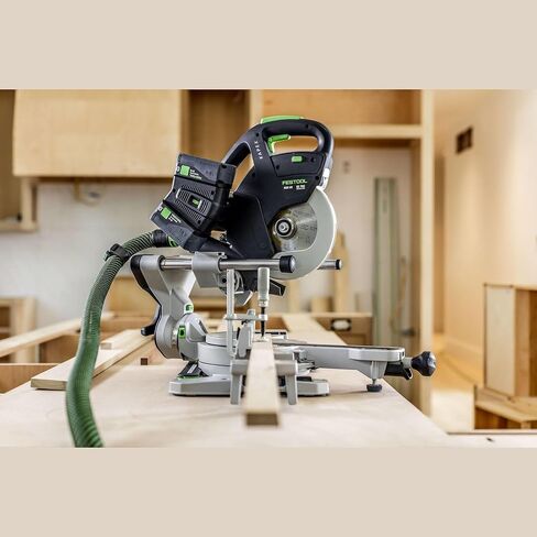 Festool KAPEX KSC 60 EB-Basic Cordless Sliding Compound Miter Saw (576848) with 18V Energy Set, 2x 8.0Ah Batteries & SCA16 Charger (577328) in Kuwait
