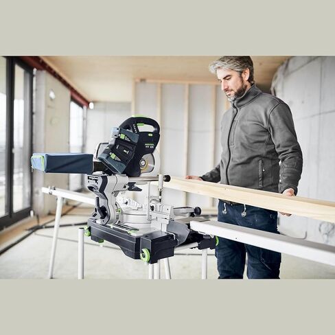 Festool KAPEX KSC 60 EB-Basic Cordless Sliding Compound Miter Saw (576848) with 18V Energy Set, 2x 8.0Ah Batteries & SCA16 Charger (577328) in Kuwait