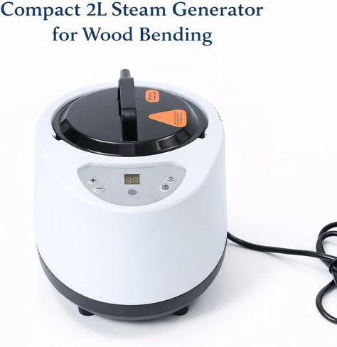 Wood Steamer for Bending Wood – 2L Electric Steam Generator for Steam Box, 1000W Remote-Controlled Steaming Unit for Chair Backs, Furniture Curves, Boat Ribs, DIY Woodworking Projects in Kuwait