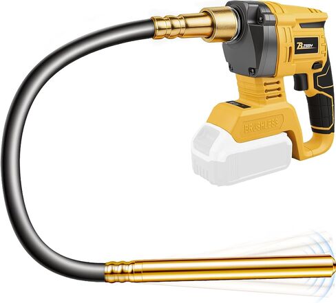 Cordless Handheld Concrete Vibrating Tool Compatible with Dewalt 20V Battery, 650W 7000RPM Electric Vibrator with 3.9Ft Shaft Rod, Portable for Remove Air Bubbles & Mix Concrete (Battery Not Included) in Kuwait