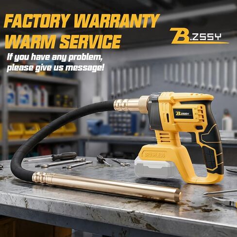 Cordless Handheld Concrete Vibrating Tool Compatible with Dewalt 20V Battery, 650W 7000RPM Electric Vibrator with 3.9Ft Shaft Rod, Portable for Remove Air Bubbles & Mix Concrete (Battery Not Included) in Kuwait