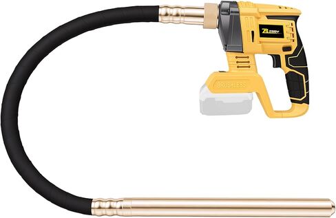 Cordless Handheld Concrete Vibrating Tool Compatible with Dewalt 20V Battery, 650W 7000RPM Electric Vibrator with 3.9Ft Shaft Rod, Portable for Remove Air Bubbles & Mix Concrete (Battery Not Included) in Kuwait