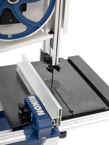 Rikon 10″ Deluxe Bandsaw with Stand Model 10‑3062S – ½ HP, Two-Speed, 5″ Resaw Height × 9‑5/8″ Throat, Cast-Iron Table, Tool-Less Blade Guides, Includes Blade & Stand in Kuwait