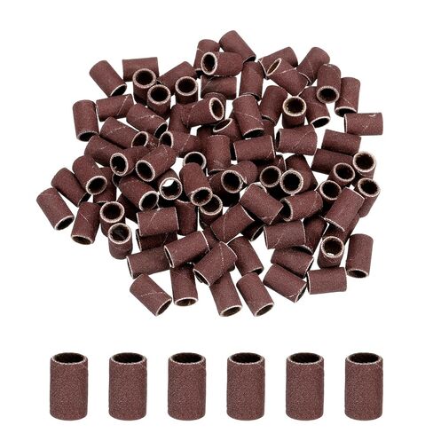 HARFINGTON 200 قطعة من براميل الصنفرة 1/4 بوصة حصى 320 ورق الصنفرة أكمام صنفرة صغيرة لأدوات سنفرة الطبل الدوارة in Kuwait