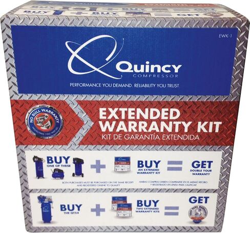 Quincy Extended Support and Maintenance Kit for Quincy Single Stage Compressors, Model Number EWK-1 in Kuwait