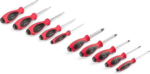 TEKTON Phillips and Slotted Screwdriver Set - 4 Inch Shanks, 9-Piece (#0 - #3, 1/8-3/8 in.) | DWZ90003 in Kuwait