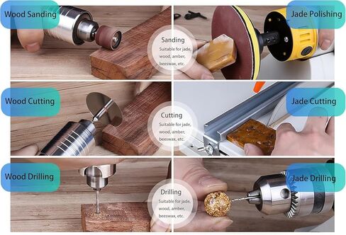 Lapidary Saw for Jewelry and Gemstone, 750W Lapidary Equipment with Adjustable Angle, Multi-Functional Mini Table Saw for Rock, Wood & Crafts, Complete DIY Kit in Saudi Arabia
