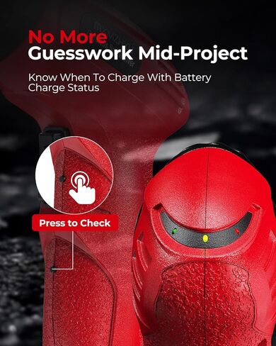 3.6V Cordless Screwdriver, 50-Piece Small Electric Screwdriver Set, Rechargeable with 6 N.m Precision Torque, 1.5H Type-C Fast Charging, Power Tool for Furniture Assembly & Home DIY, Red in Kuwait