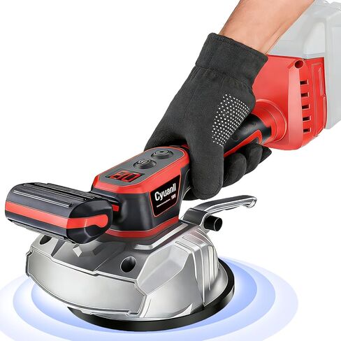 Upgraded Tile Vibration Tool for Dewalt 20V Battery,Cordless Tile Vibration Leveling Machine with 8 Speed,Tiler Vibrator Tool Suction Cup,Digital Display,Max 25000r/Min for Floor,Tile,Wall-No Battery in Kuwait