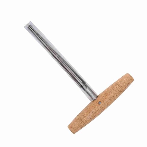 Acouto Wooden Handle Steel Peg Hole Reamer Luthier Tool for 3/4 4/4 Violin - Violin Peg Hole Reamer for Rep and MakingTasks in Kuwait