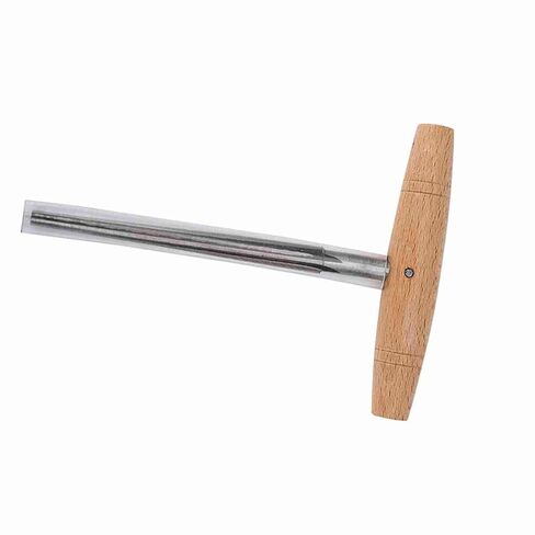 Acouto Wooden Handle Steel Peg Hole Reamer Luthier Tool for 3/4 4/4 Violin - Violin Peg Hole Reamer for Rep and MakingTasks in Kuwait