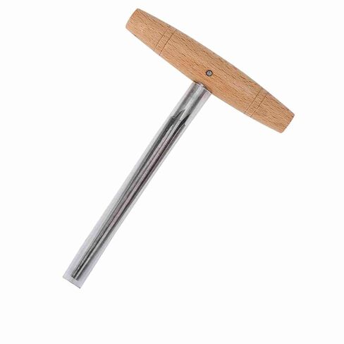 Acouto Wooden Handle Steel Peg Hole Reamer Luthier Tool for 3/4 4/4 Violin - Violin Peg Hole Reamer for Rep and MakingTasks in Kuwait