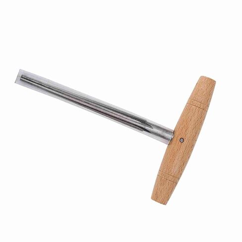 Acouto Wooden Handle Steel Peg Hole Reamer Luthier Tool for 3/4 4/4 Violin - Violin Peg Hole Reamer for Rep and MakingTasks in Kuwait