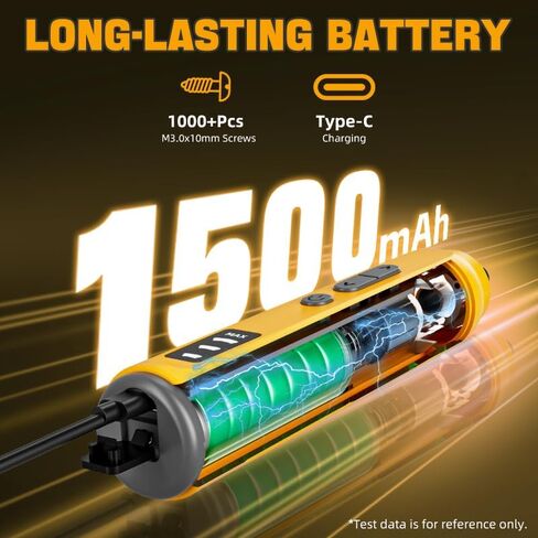Electric Screwdriver Set 1500mAh Cordless Rechargeable Screw Gun with 24+3 Bits & Extension Shaft, Mini Power Tool for Electronics Repair, DIY Home Maintenance – 5N.m Torque, LED Light, 300rpm in Kuwait
