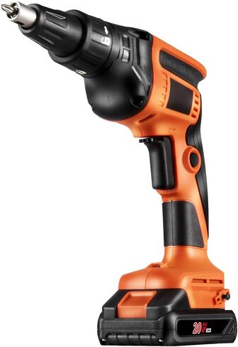 20V Max Drywall Screw Gun Brushless Cordless 4200RPM Kit with 2 Battery Packs Charger Belt Clip Tool Bag Adjustable Built-in LED in Kuwait
