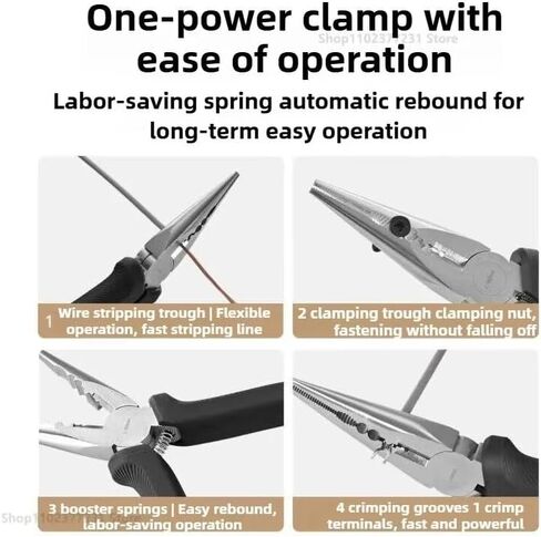Electric Screwdriver For Electric Screwdriver Tool Set 4Nm Type-C Charging Compact Toolbox Household Repair Kit Multitool（Color.:Black) in Kuwait