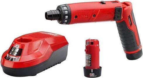 Compatible with Milwaukee 2101-22 M4 4V 1/4-Inch Hex Screwdriver w/Batteries in Kuwait
