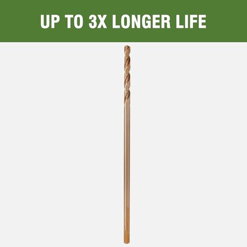 3/8 x 12 Inch Cobalt Long Drill Bits (1 Pack), Drilling for Hard Wood, Aluminum, and Soft Metal Sheet in Kuwait