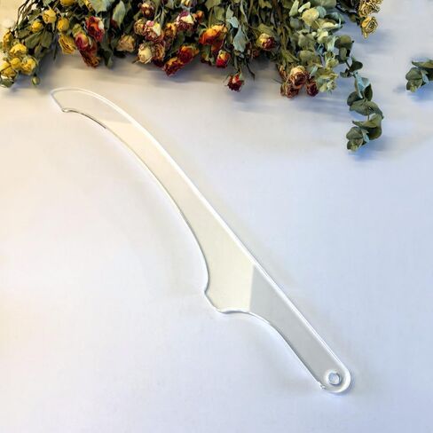 Bread Knife Handle Router Template – 15.9"x2.25" Laser-Cut Acrylic Guide for Custom Wooden Bow Knives & Handmade Kitchen Tools (15.9"x2.25") in Kuwait