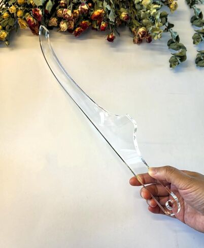 Bread Knife Handle Router Template – 15.9"x2.25" Laser-Cut Acrylic Guide for Custom Wooden Bow Knives & Handmade Kitchen Tools (15.9"x2.25") in Kuwait