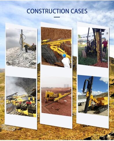 Geological Down-The-Hole Drilling Rig Pneumatic Rotary Borehole Machine for Core Sampling, Rock Formation Survey and Agricultural Water Well Drilling Projects in Kuwait