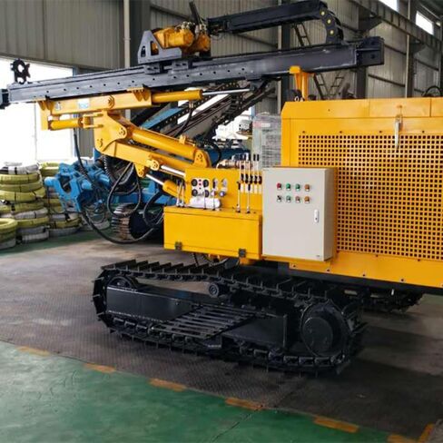 Infrastructure Down-The-Hole Drilling Rig All Terrain Hydraulic Borehole Equipment for Highway Subgrade Drilling, Terrain Reinforcement and Large Construction Projects in Kuwait