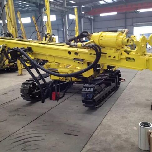 Road Construction Down-The-Hole Drilling Rig Stable Pneumatic Borehole Equipment for Highway Foundation Drilling, Pavement Maintenance and Ground Compaction Projects in Kuwait