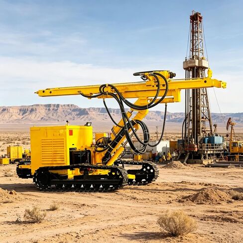 Heavy Duty Down-The-Hole Drilling Rig Air Powered Borehole Equipment for Deep Rock Drilling, Mineral Prospecting and Underground Resource Exploration Work in Kuwait