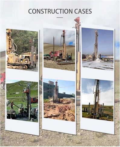 Heavy Duty Down-The-Hole Drilling Rig Air Powered Borehole Equipment for Deep Rock Drilling, Mineral Prospecting and Underground Resource Exploration Work in Kuwait