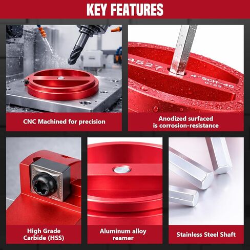 طقم مخرطة أنابيب PVC، موفر تركيبات PVC لـ Sch.40 CPVC، أداة سباكة تناسب المثقاب القياسي 1/2 بوصة، موفر محور المقبس in Kuwait