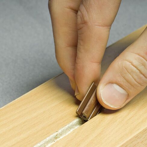 KNAPP klick Dovetail Connectors – 50 Snap-in Fasteners for Trim, Moulding & Joinery – Invisible, Self-Tightening, No Glue Required in Saudi Arabia