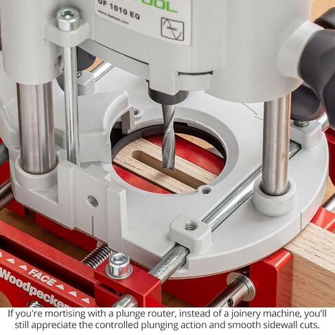 لقمة توجيه حلزونية Mortise & Tenon، لقمة نجارة علوية مقاس 8 مم مع حلزون متغير للغطس السلس، مصممة لأجهزة التوجيه ذات الأصل المشكل والغطس - صناعة أمريكية US820835UV in Kuwait