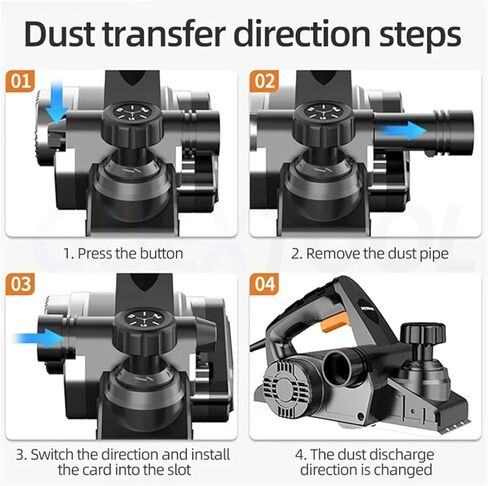 Electric Planer 1150w Multi-Function Woodworking Planing Machine Electric Thickness Planer Benchtop 0-2mm Industrial Grade in Kuwait