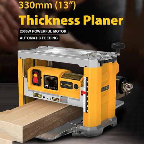 12-Inch Electric Benchtop Woodworking Planer,2000W Multifunctional Woodworking Heavy Duty Wood Thickness Planer in Kuwait