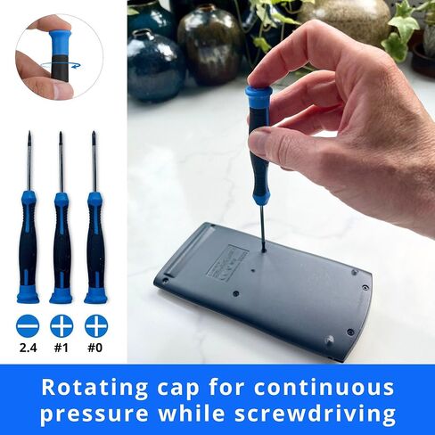 Apollo Tools 81-Piece Home Tool Set with 3.6V Li-Ion USB Cordless Screwdriver, Rotating Handle, LED Light, Hand Tools & Picture Hanging Kit – Compact Household Repair & DIY Kit, Blue/Gray DT2020 in Kuwait