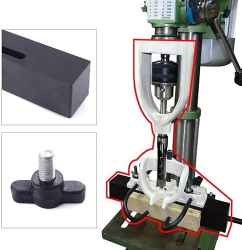 Mortise Machine for Precision Drilling, 4 Bits Included, Ideal for Woodworking, Crafting and Furniture Making in Kuwait