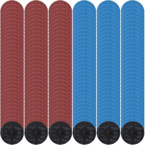 Newwiee 200 Pcs 3 Inch Sanding Discs 36/60/80 Grit Die Grinder Sanding Surface Conditioning Discs for Surface Prep Strip Grind Polish Finish Burr Rust Paint Removal(60 Grit) in Saudi Arabia