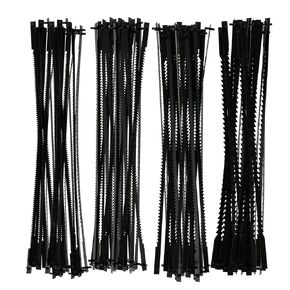 96Pcs 5 Inch Scroll Saw Blade Pin End Replacement Spiral Scroll Saw Blades for Wood Carbon Steel Reverse Skip Tooth (10/15/18/24 TPI) in Kuwait