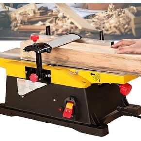 Electric Benchtop Wood Planer, Multifunctional Jointers Woodworking 6 Inch Benchtop Jointer, 1800W 12000 RPM Adjustable Cutting Depth in Kuwait