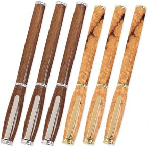 Legacy Woodturning, Old-Line Pen Kit - Gold & Chrome Variety, 6 Pack, Includes 3 Gold, 3 Chrome in Kuwait