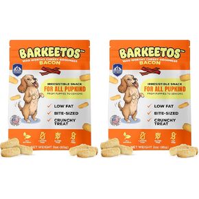 Barkeetos Chicken | Made with Real Himalayan Cheese and Chicken | Protein Rich - Lactose Free - Gluten Free - Grain Free | USA Made | for All Breeds | 3 oz of Droolicious, Crunchy Goodness in Kuwait