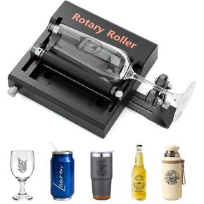ملحق دوار ليزر Roatry WAINLUX K10 للنقش بالليزر والقاطع، بكرة دوارة للمحور Y لنقش الأشياء الأسطوانية، زجاج النبيذ، كوب، قلم in Kuwait