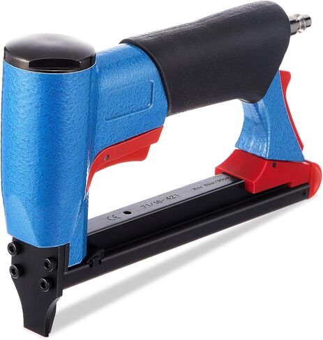 Pneumatic Upholstery Stapler, 22 Gauge Compatible with 71 Series Air Staple Gun (3/8" Crown), 1/4"-5/8" Length, 190-staple Magazine, 60-100 Psi, 1/4" Npt(Short) in Kuwait