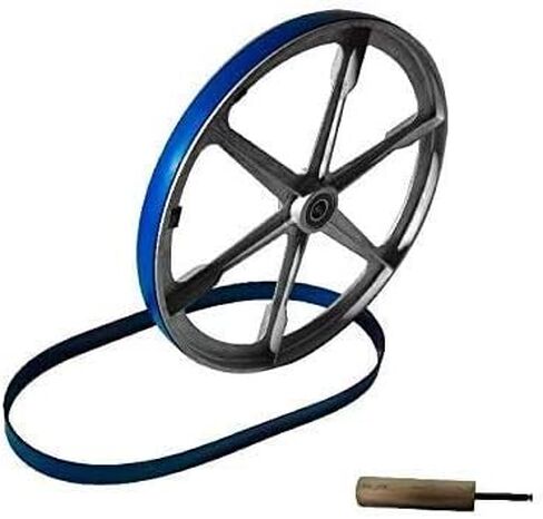 Replacement set of 2 URETHANE BAND SAW TIRES AND 1/4" BAND SAW BLADE FOR MASTERCRAFT 55-6722-6 SAW in Kuwait