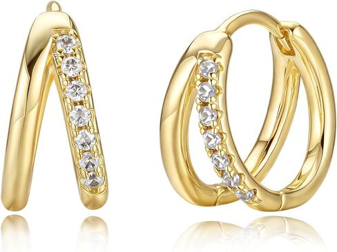 925 Sterling Silver Pearl Earrings,14K Gold Plated Dainty Pearl Drop Simple Wedding CZ Dangle Dangling Cute Stud Earrings for Brides Earrings for Women Gifts Wedding Pearls Earring Formal Jewelry in Saudi Arabia